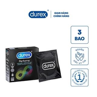 1 hộp bcs durex performa x3 bao