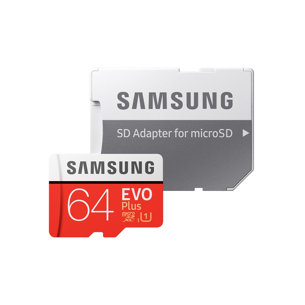 Thẻ nhớ microSD Samsung Evo Plus 32GB / 64GB / 128GB tốc độ upto 100MB/s kèm Adapter (Bảo hành 10 năm) + Đầu đọc thẻ | WebRaoVat - webraovat.net.vn