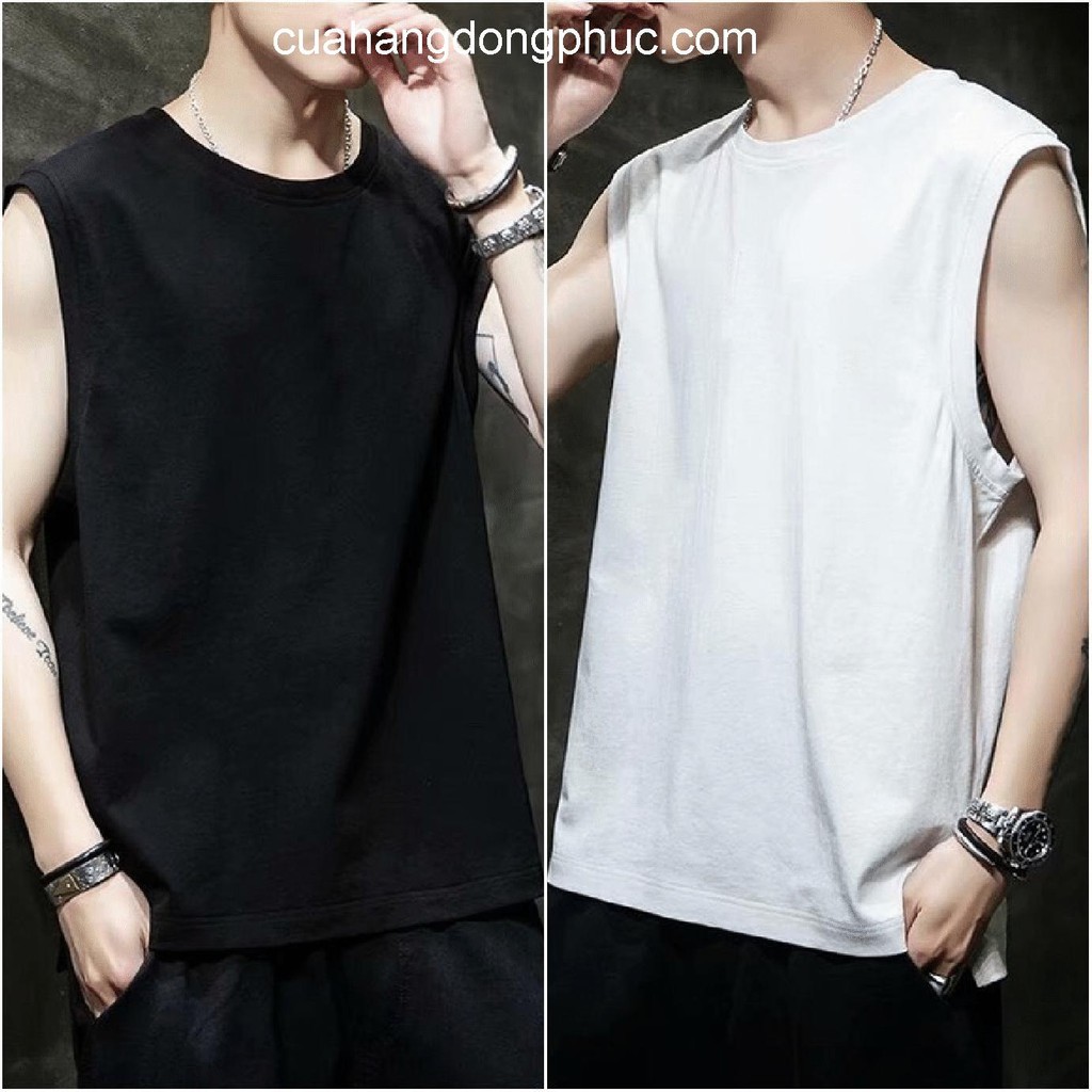 Áo Thun Ba Lỗ Trơn - Áo Thun Nam Cửa Hàng Đồng Phục - Gấu Store [BH 12 Tháng] | BigBuy360 - bigbuy360.vn