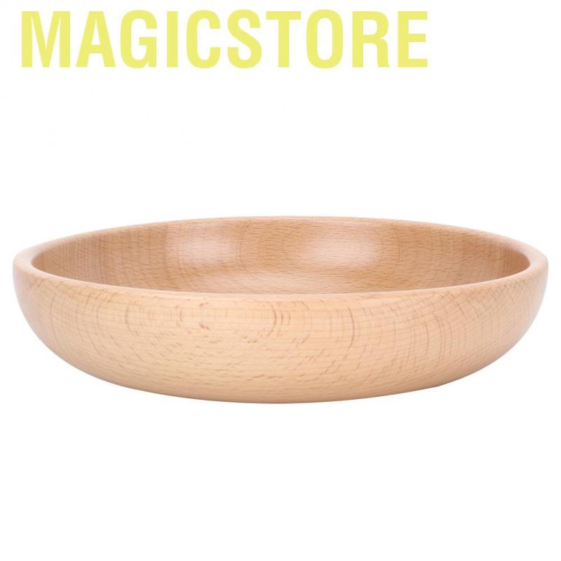 Khay Gỗ Tròn 20cm Đựng Thức Ăn