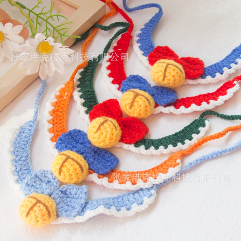 Vòng cổ cho thú cưng xinh xắn freesize handmade