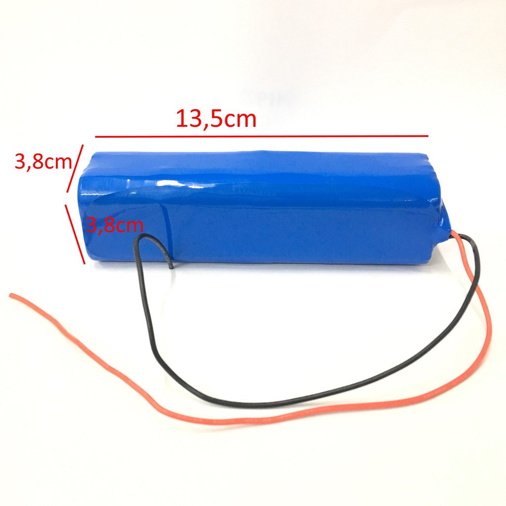 Pin Sạc Lithium 4S 2P 18650 14.8V-16.8V 4800mah Dùng Cho Robot Hút Bụi Lau Nhà