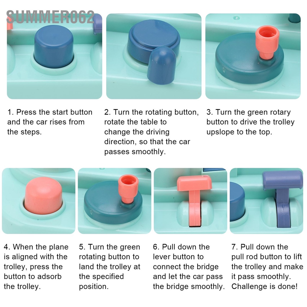 Summer062 Bộ đồ chơi lắp ráp đường đua xe tự làm theo dõi cho trẻ mẫu giáo em Inoor M