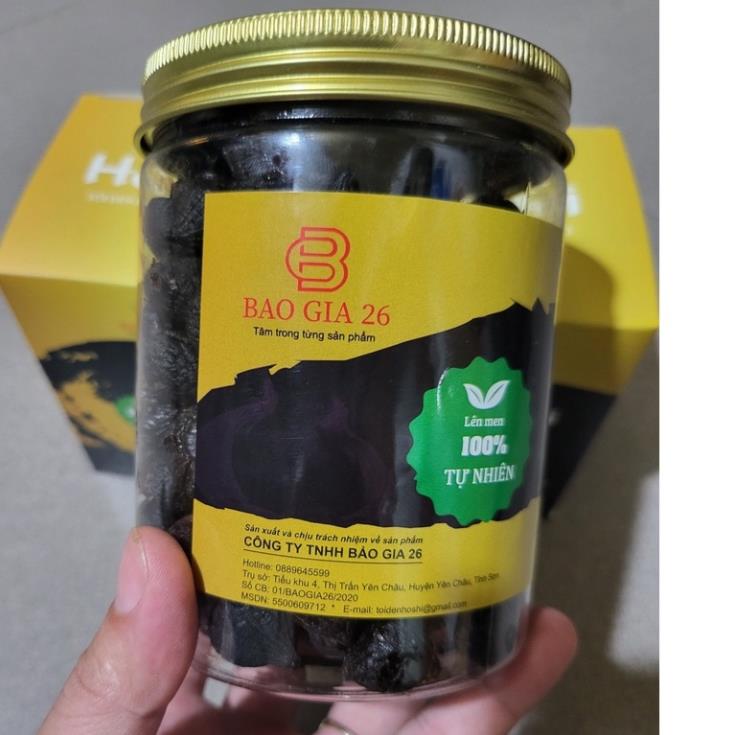 [500g] Tỏi đen cô đơn bóc vỏ - Đặc sản Sơn La