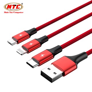 CÁP SẠC 3IN1 UNITEK C4049RD