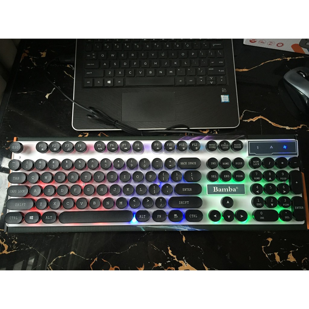 [BH CHÍNH HÃNG 1 ĐỔI 1] KEYBOARD BAMBA B11 - BÀN PHÍM CHUYÊN GAME (CÓ ĐÈN)