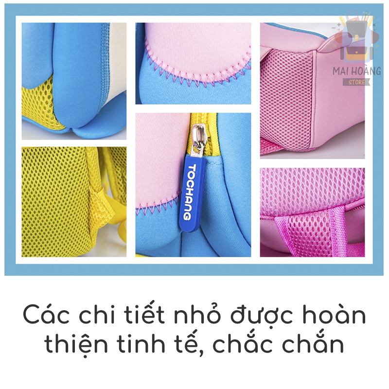 Phù hợp làm quà tặng cho bé 0 - 6 tuổi | Balo hình động vật 3D sinh động, siêu dễ thương, đáng yêu, siêu nhẹ