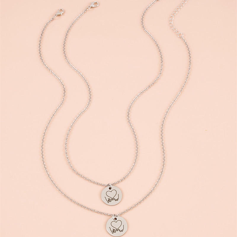 Vòng cổ Thép Titan Mặt Trái Tim Thời Trang Cho Cặp Đôi