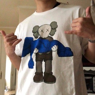 ÁO THUN UN KAWS XANH TRẮNG HÀNG CAO CẤP