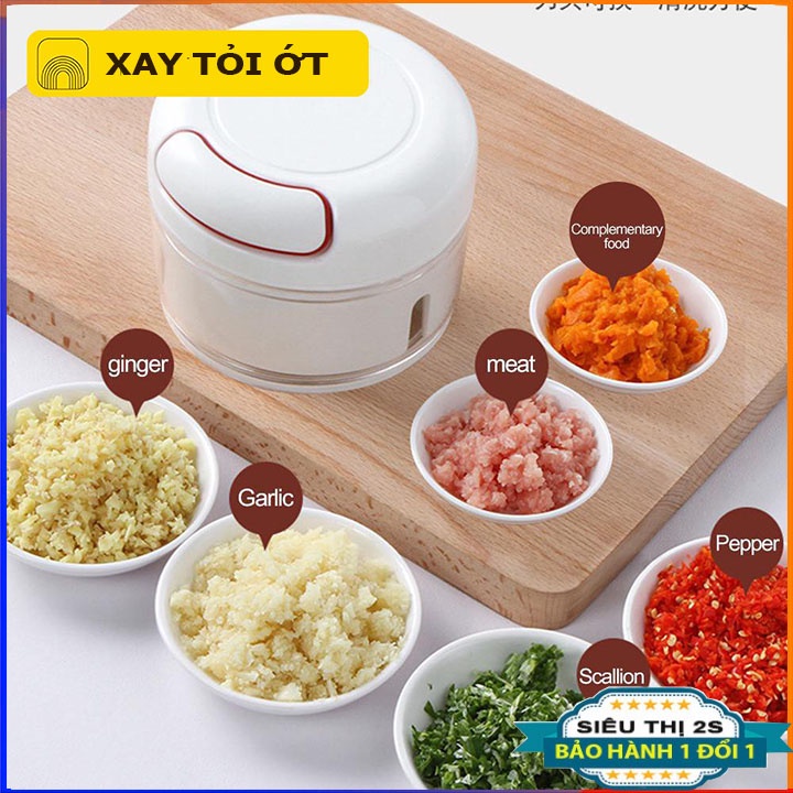 Dụng Cụ Xay Tỏi Ớt Đa Năng Mini Food Chopper