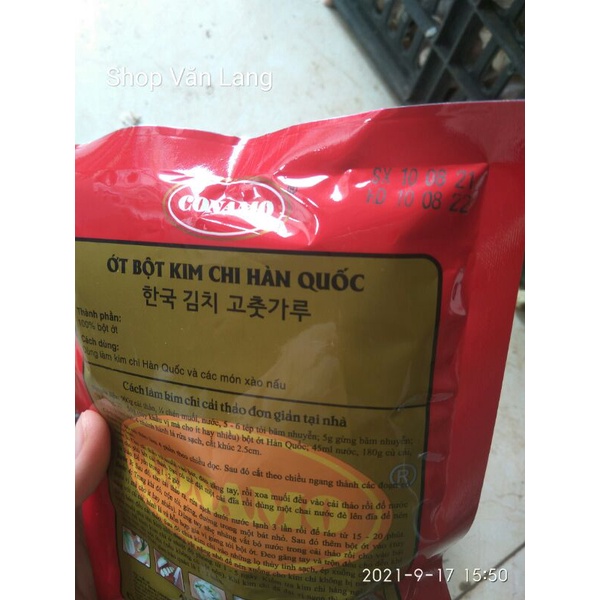 Bột ớt kim chi Hàn Quốc gói 100g