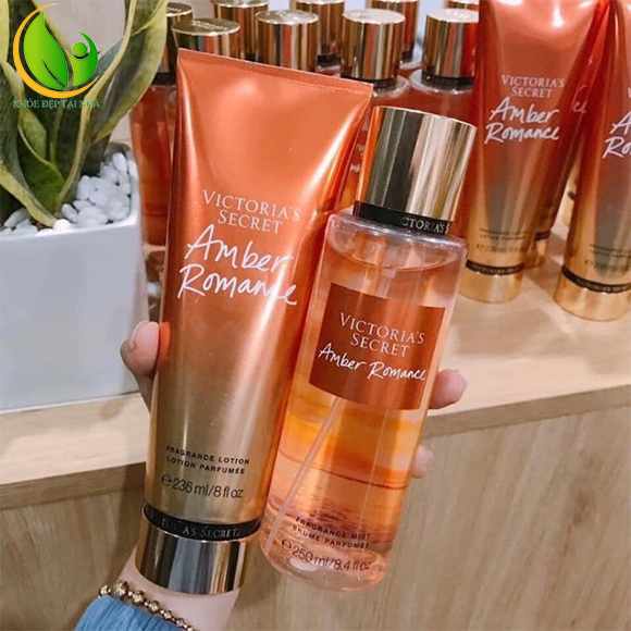 Dưỡng thể nước hoa Victoria's Secret Amber Romance Fragrance Lotion Chính Hãng Mỹ 236ml