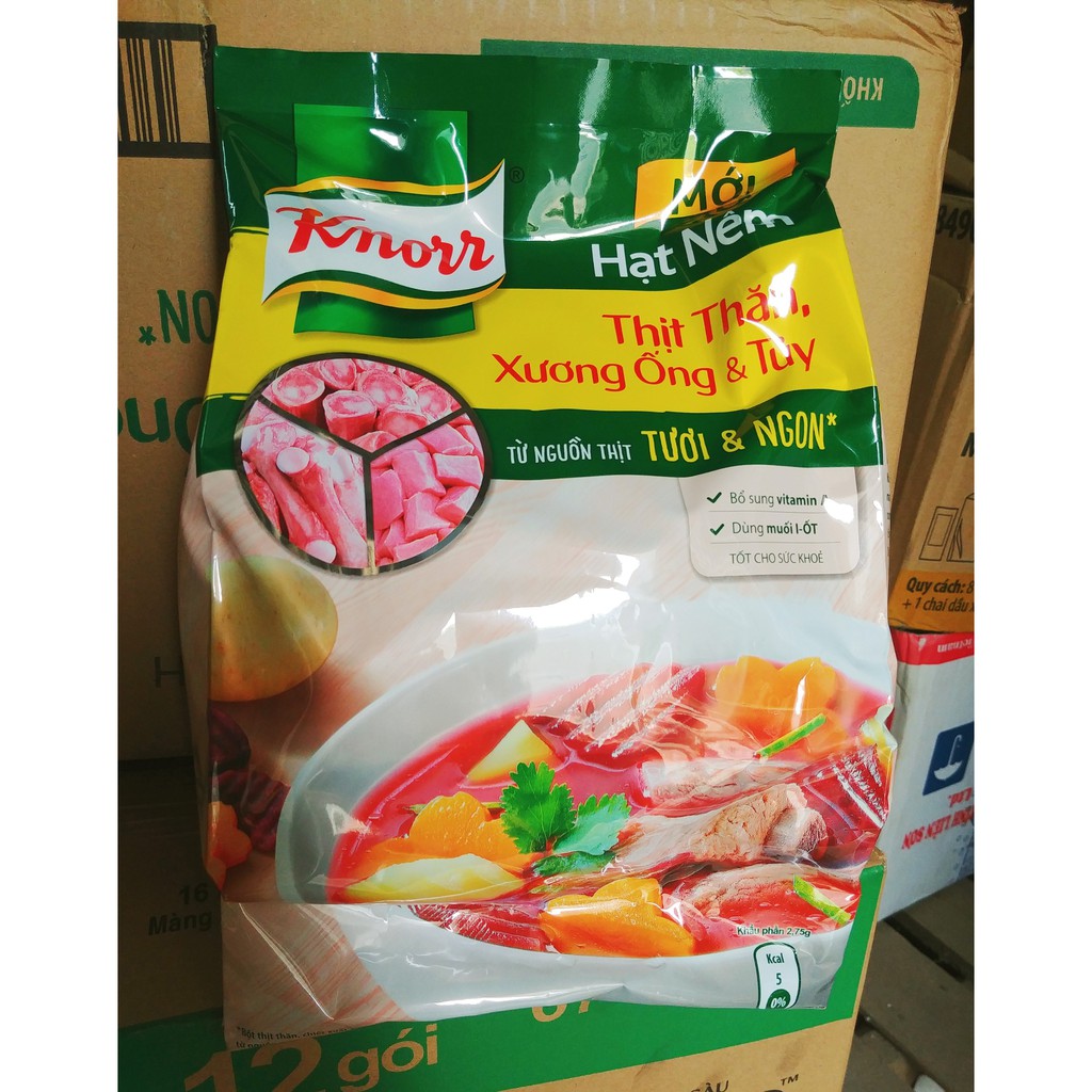 [Hoả Tốc] KNORR HẠT NÊM TỪ THỊT VÀ XƯƠNG 1.8KG 1,8 kg GÓI LỚN BIG SIZE date luôn mới