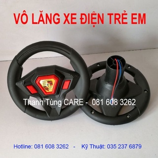 [Vô Lăng] Tay lái đa năng Ô tô, Xe máy điện trẻ em có nút bấm còi nhạc - hàng chính hãng