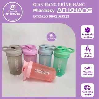 Bình Lắc Herbalife 500ml Pha Chế Sữa Shaker Tập Gym, Bình Lắc Sữa Non Alpha Lipid, Unicity Có Lò Xo
