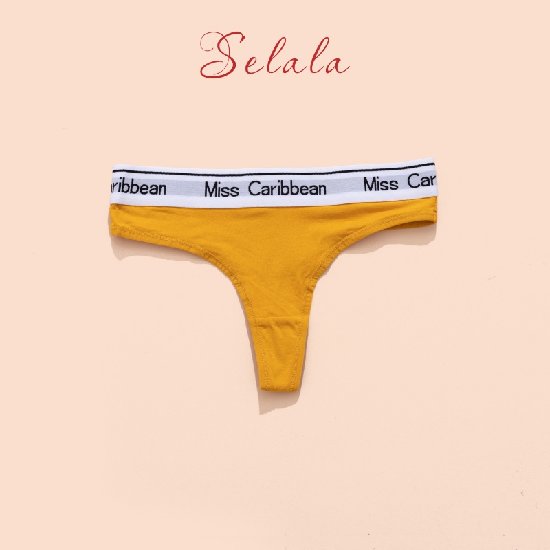 Quần Lót Lọt Khe Selala Gợi Cảm Tôn Vòng 3 Thông Thoáng Miss Caribbean QLK04