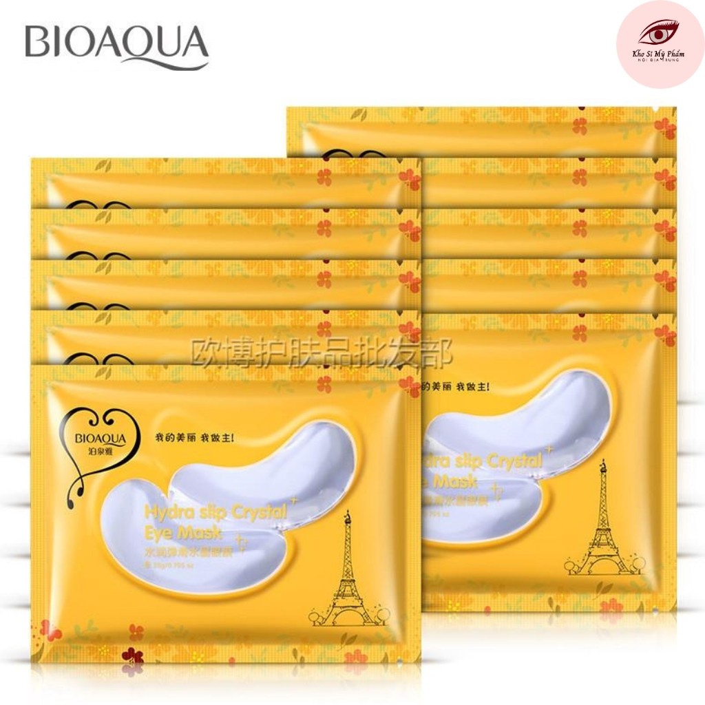 Mặt nạ mắt BIOAQUA dạng thạch Collagen - mặt nạ mắt JINT