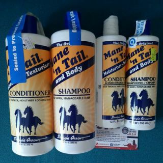 01 CHAI DẦU GỘI / XÃ CON NGỰA CHO TÓC NHỜN  - MANE'N TAIL SHAMPOO /CONDITIONER355ML /946ML TỪ MỸ