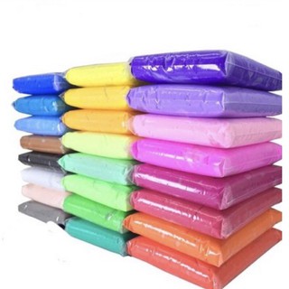 đất sét nhật nhẹ tự khô nguyên liệu làm slime nặn tượng soft clay 80g
