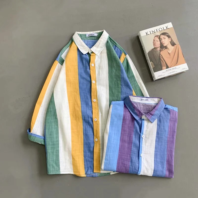 Áo Sơ Mi Tay Dài Phong Cách Âu Mỹ Thời Trang Cho Nam Giới Size M-5Xl | BigBuy360 - bigbuy360.vn