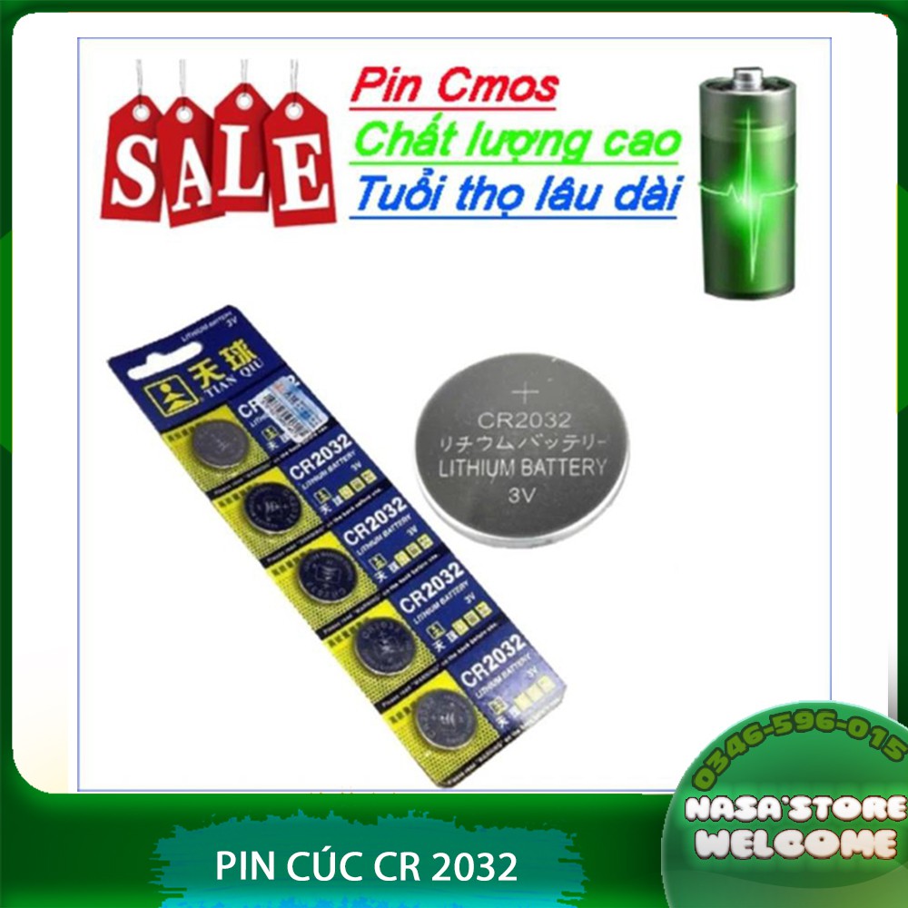 Pin cmos CR2032 MỘT VIÊN GIÁ GỐC