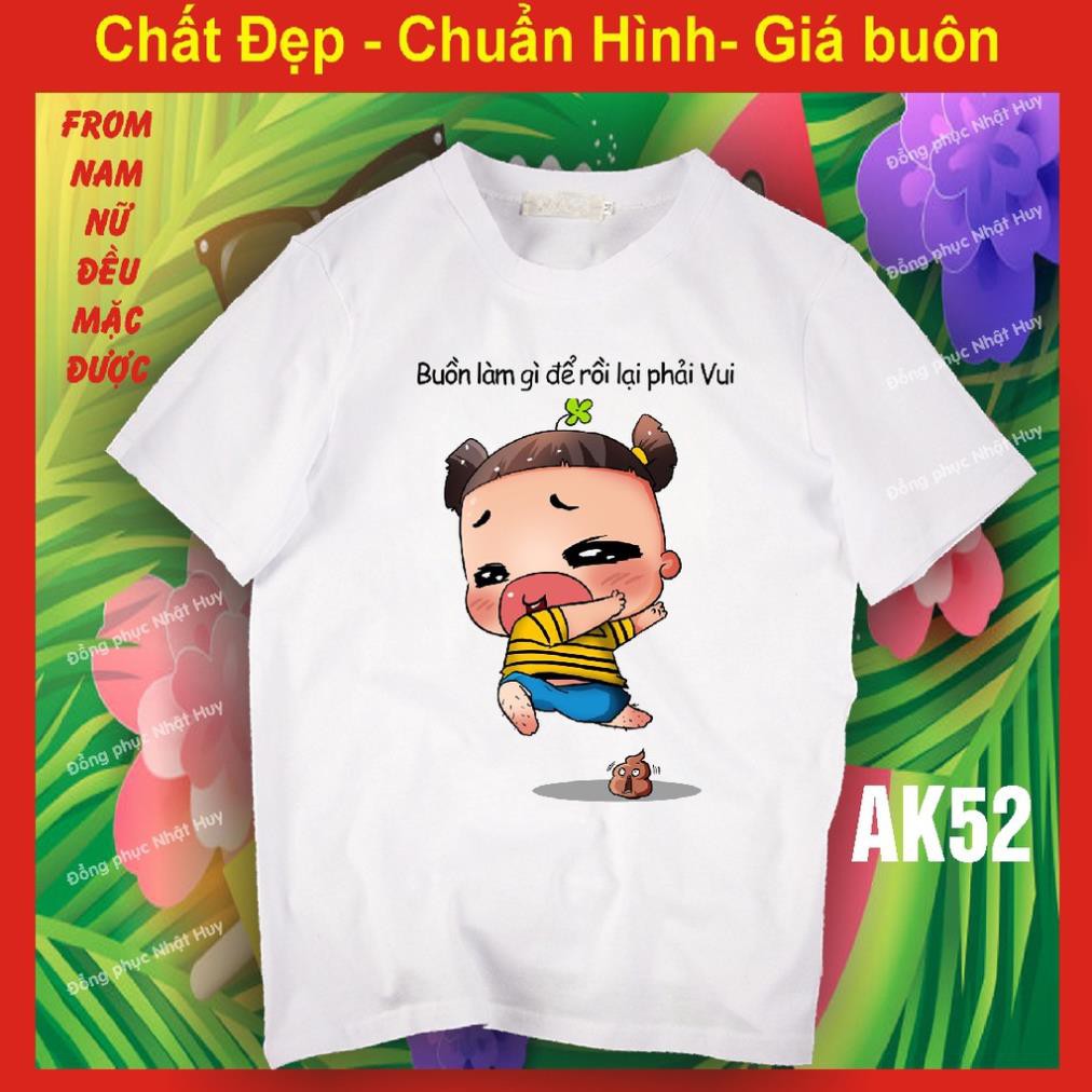 áo phông quỳnh aka đẹp AK 49,chất đẹp, bao đôi trả, thun, icoi facebook,biểu cảm,lùn kệ tao . ,