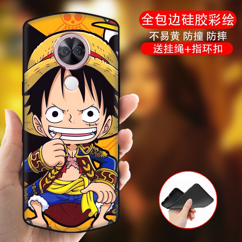 Meitu T9 MP1710 / MP1918 T8 T8s V7 / V6 Anime One Piece Luffy Kaws Vỏ Điện Thoại Di Động
