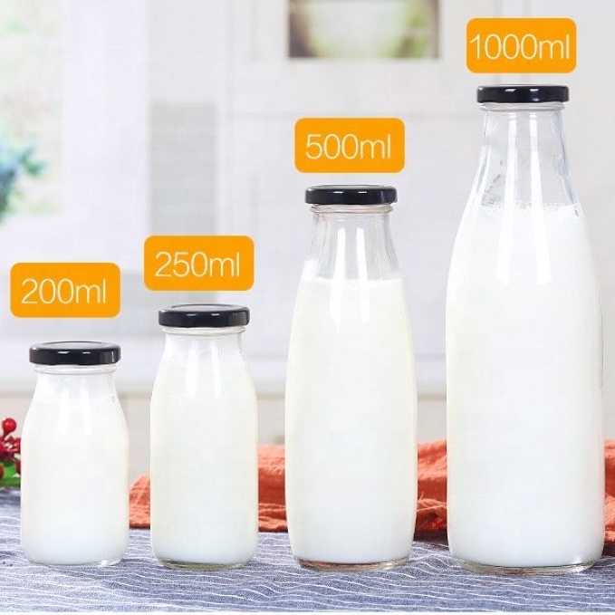 Chai sữa thủy tinh nắp thiếc 200, 250, 310, 500ml