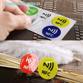 Bộ 6 miếng dán nfc ntag213 bằng nhựa pet chống thấm nước thông minh