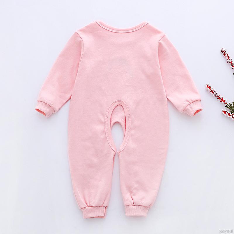 Jumpsuit Tay Dài Hoạ Tiết Hoạt Hình Cho Bé 0-12 Tháng Tuổi