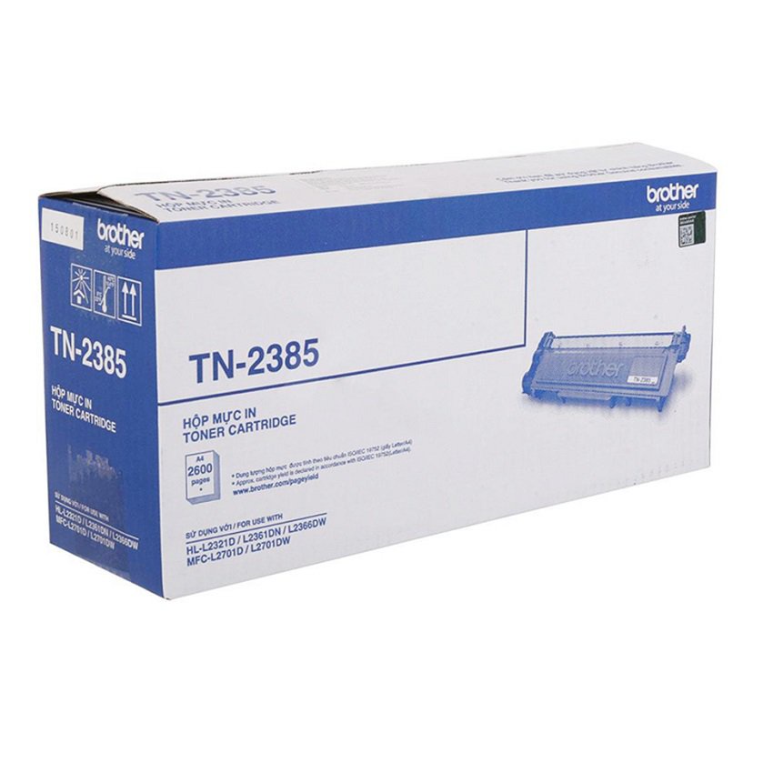 [Combo Cụm Drum mực Chính hãng Brother 2385] Cụm drum, mực máy in Brother HL L2321D, L2366DW, L2361D