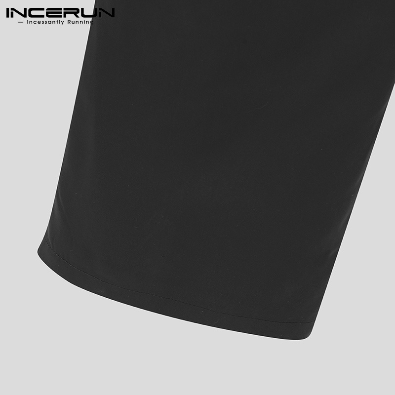 Quần baggy Incerun dáng dài phối màu cá tính dành cho nam