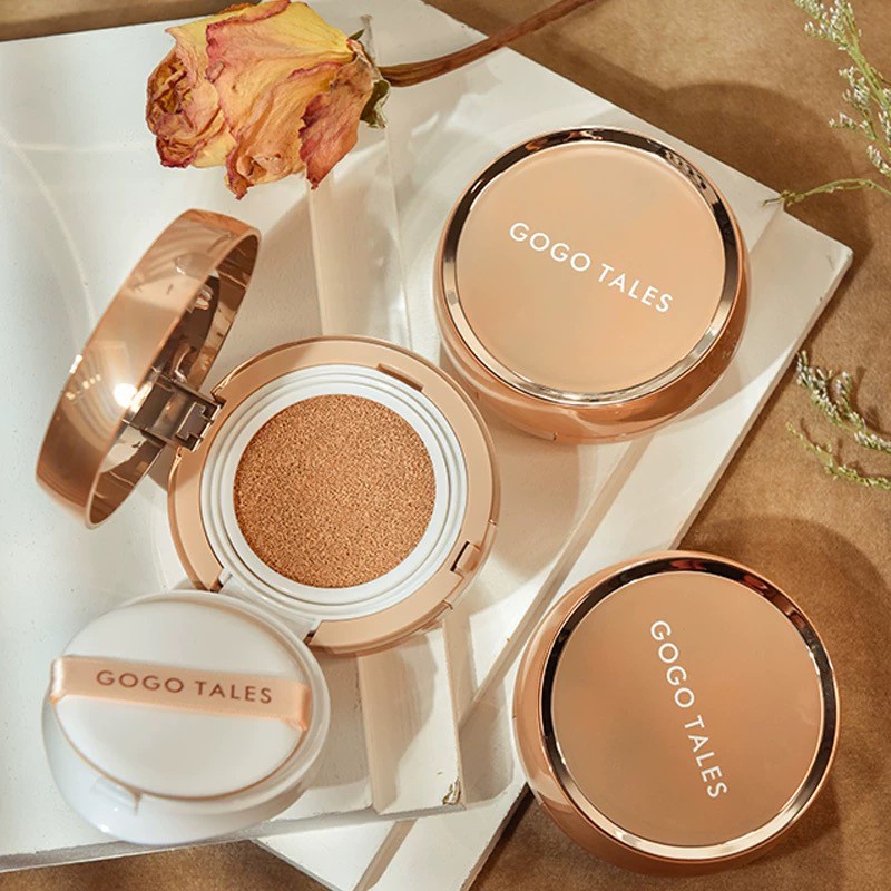 Phấn Nước Cushion GOGO TALES Moist Air Kiềm Dầu, Che Khuyết Điểm