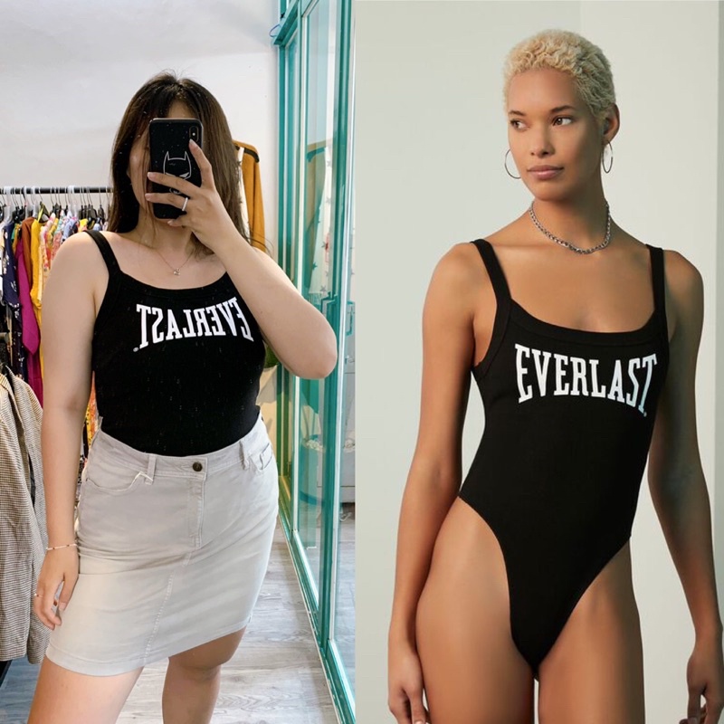 Bodysuit bigsize f21plus everlast