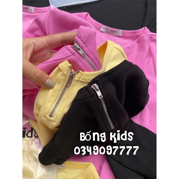 Áo Croptop Nữ Khoá Zip GJ
