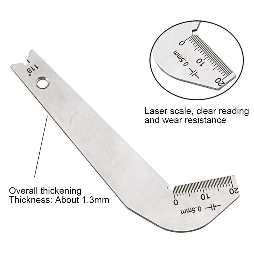 Set 2 Thước Đo Mũi Khoan Di Động Heceh