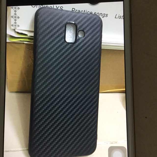 Ốp dẻo cacbon samsung j6 plus