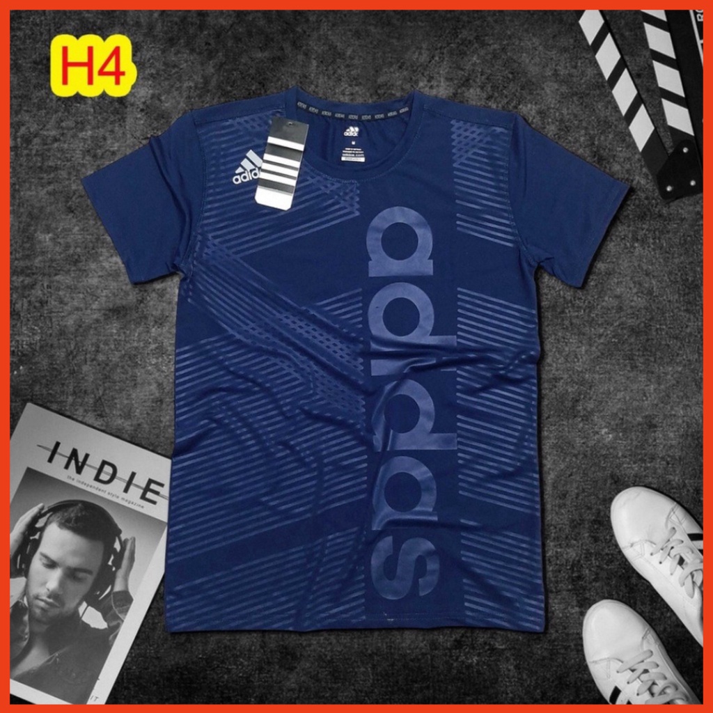 Áo thun nam cổ tròn form thể thao thời trang dập vân siêu cao tầng Nhiều Màu