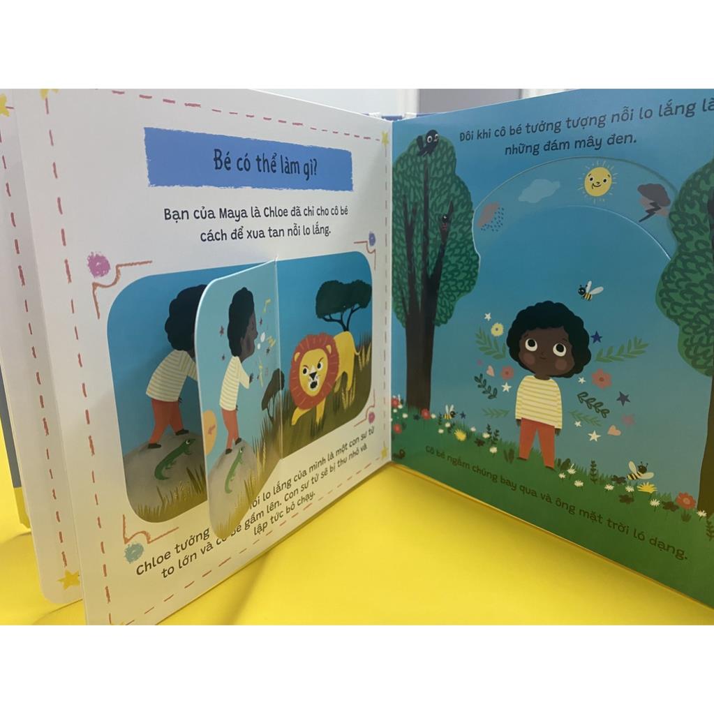 Sách lật mở khám phá - Nhưng cảm xúc nhỏ quan trọng của bé - Đôi Khi Mình Lo Lắng