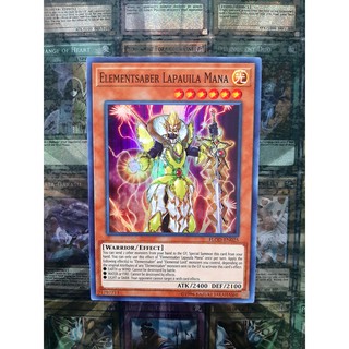 [ Đậu Phộng ] Thẻ Bài Mint90 Yugioh OCG Elementsaber Lapauila Mana Super