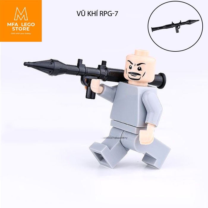 Đồ chơi lắp ráp swat army , mô hình lắp ghép quân sự - Súng RPG (1 cái )(Không có nhân vật đi kèm)