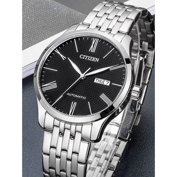 Đồng hồ nam Citizen automatic NH8350-59E mặt đen nam tính lịch lãm