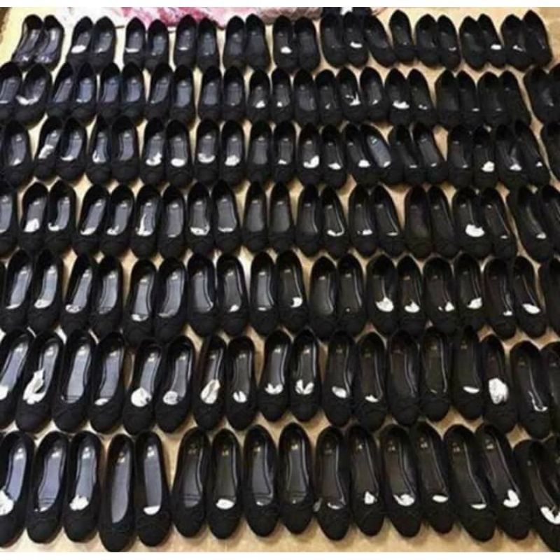 giày búp bê nơ chuồn