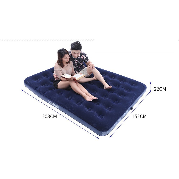 NỆM HƠI BESTWAY 203*152*22CM TIỆN LỢI [KÈM BƠM ĐIỆN]