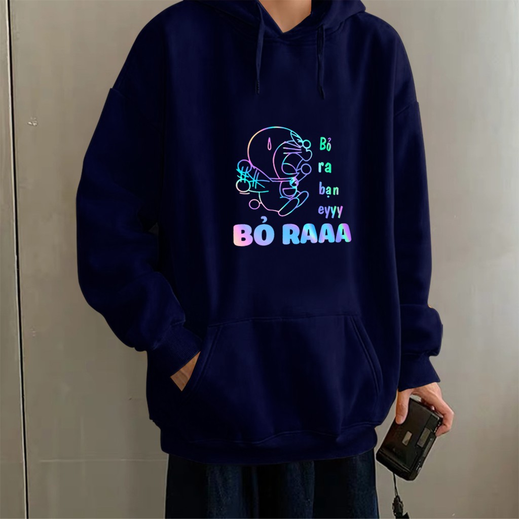 Áo Khoác Nỉ Hoodie Phản Quang Doremon Bỏ Ra Bạn Êiiii PQ06KN -vymy209