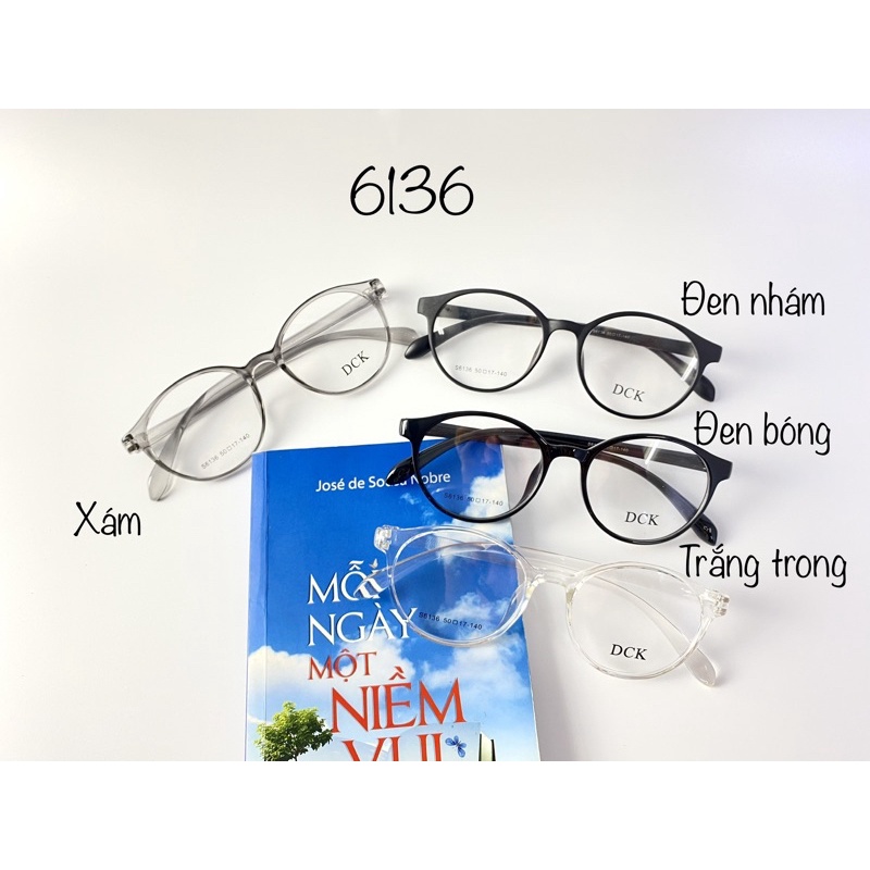 (TẶNG HỘP)Gọng kính cận có độ sẵn cắt theo yêu cầu- GỌNG NHỰA DẺO NAM NỮ