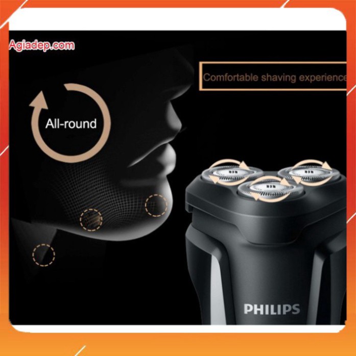 XẢ LỖ XẢ LỖ Dao cạo râu Philips - Hàng hiệu cao cấp Series 1000 - Máy cạo râu điện tử Agiadep XẢ LỖ XẢ LỖ