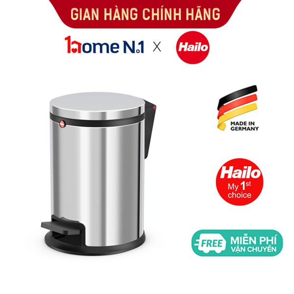 Thùng rác Hailo Pure. Hàng chính hãng, sản xuất tại Đức. Bảo hành 12 tháng.