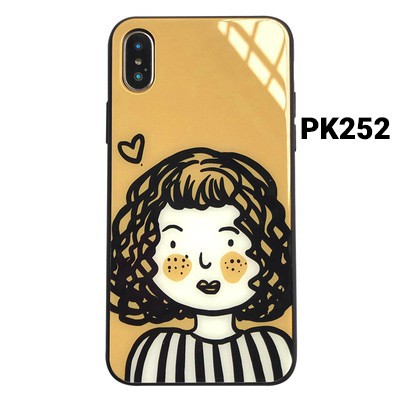 ỐP LƯNG KÍNH IN HÌNH đôi nam nữ đáng yêu - iPhone 6/6S - 6 Plus/ 6S Plus - 7/ 8 - 7 Plus/ 8 Plus - X/ XS/ XS Max