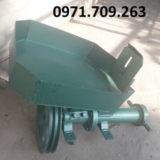 Máy ép cám viên trục ngang chưa có motor 0971709263